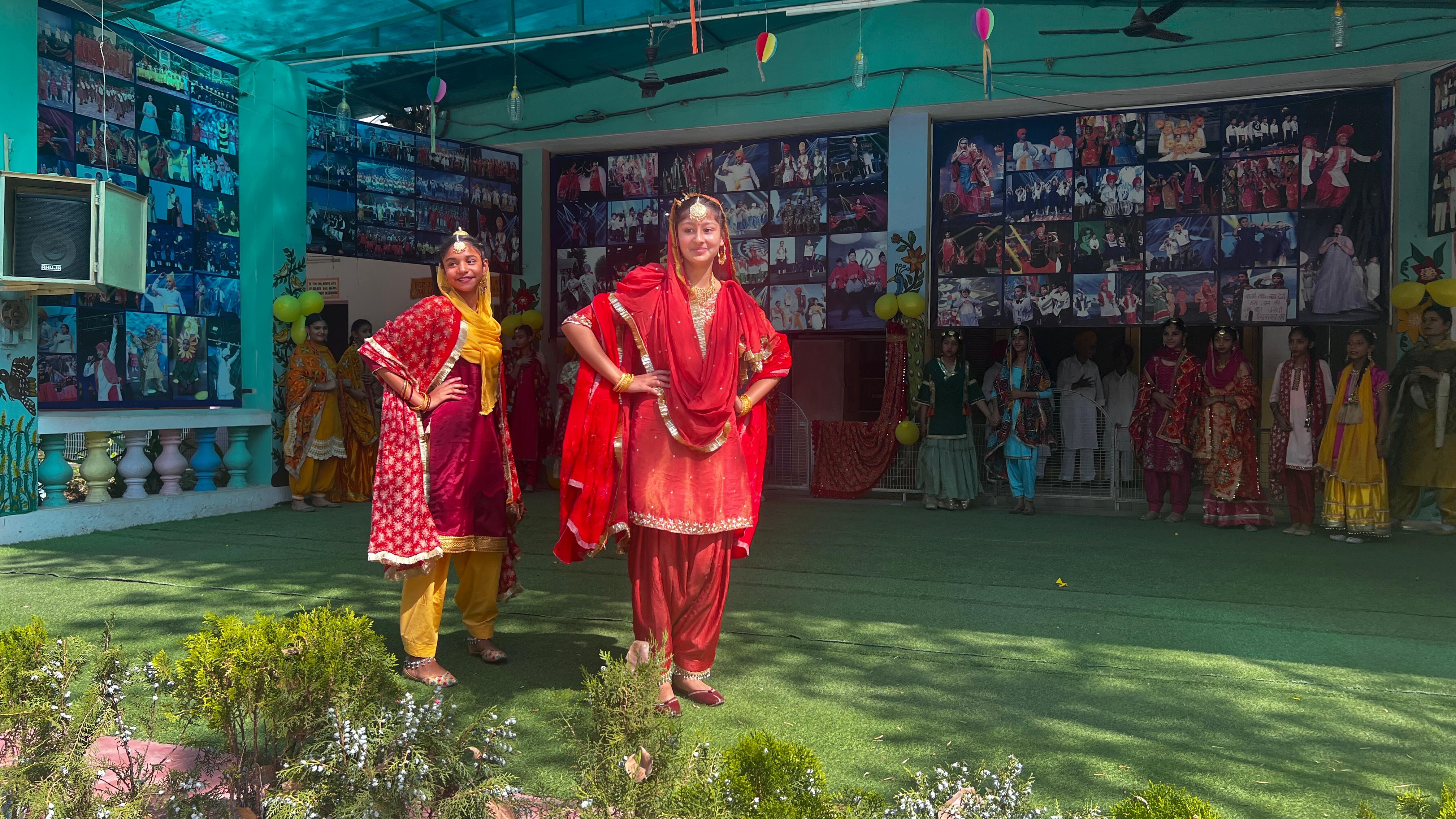 Basant 2025 - Students interacting joyfully