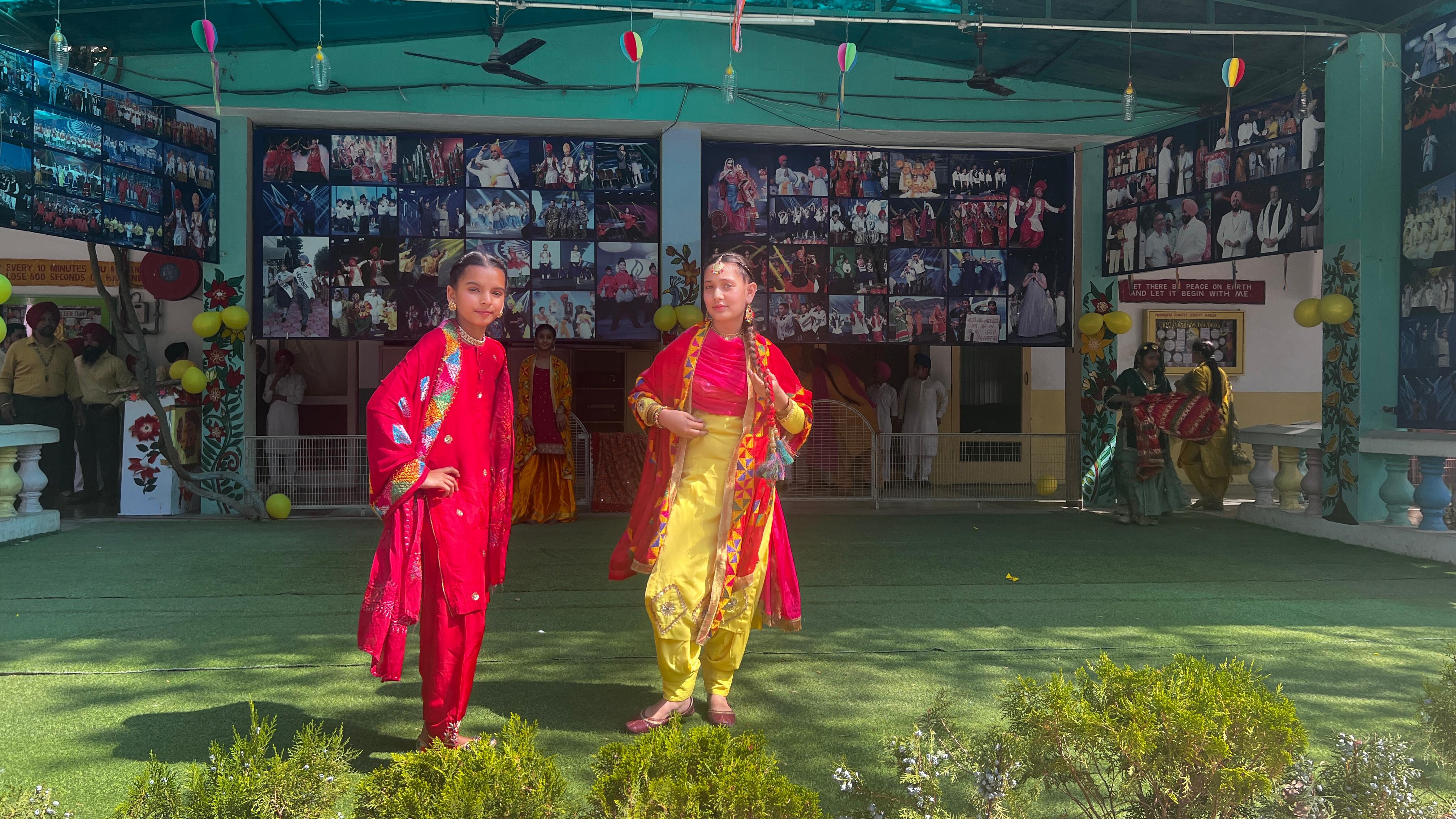 Basant 2025 - Students cheering for performers