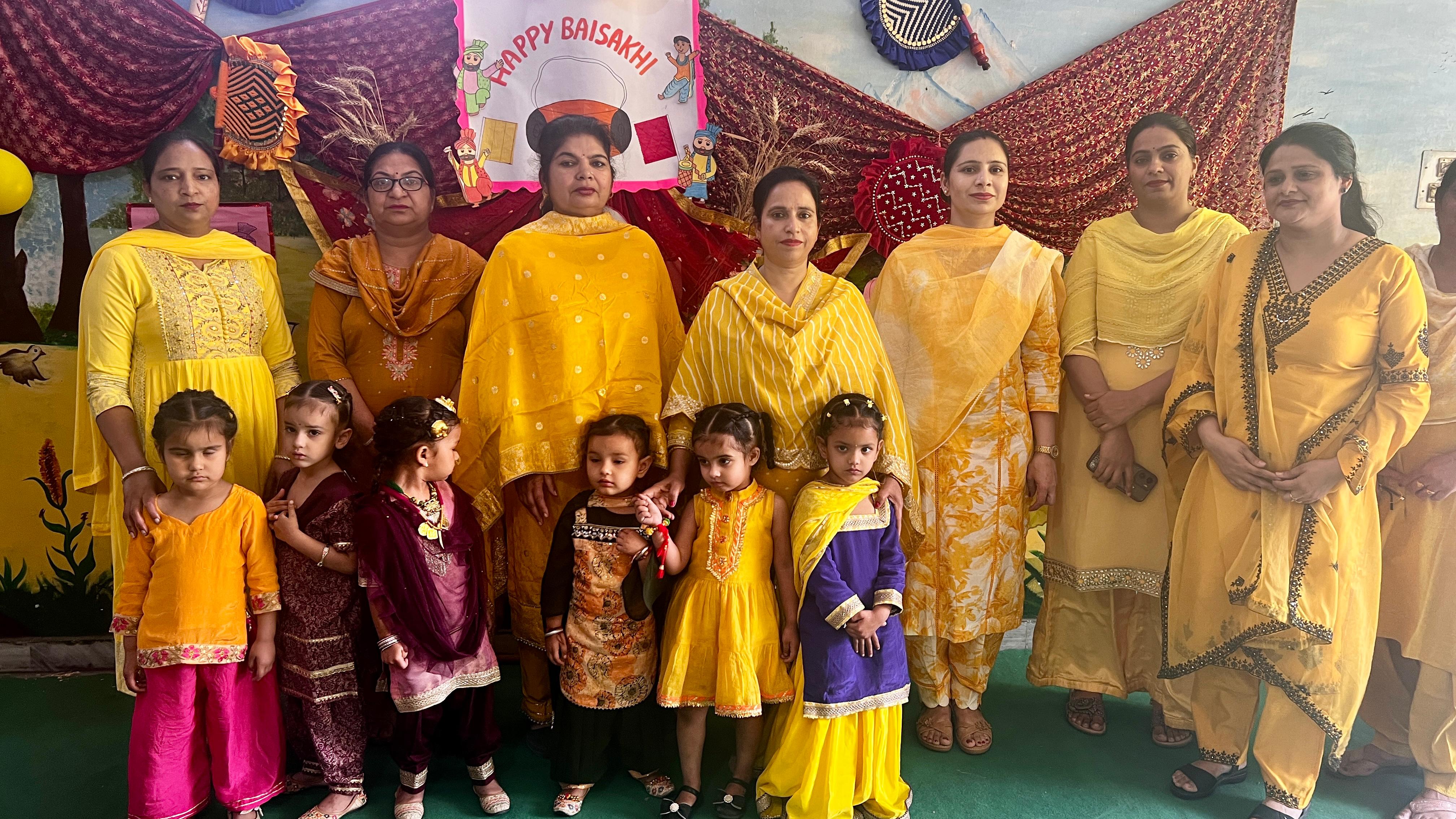 Basant 2025 - Group picture under lanterns