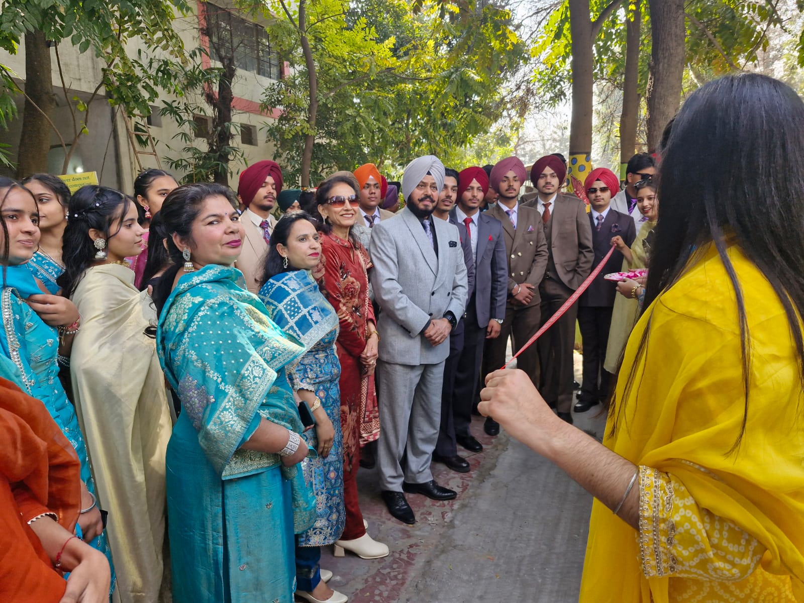 Farewell 2024-25 - Faculty blessing students